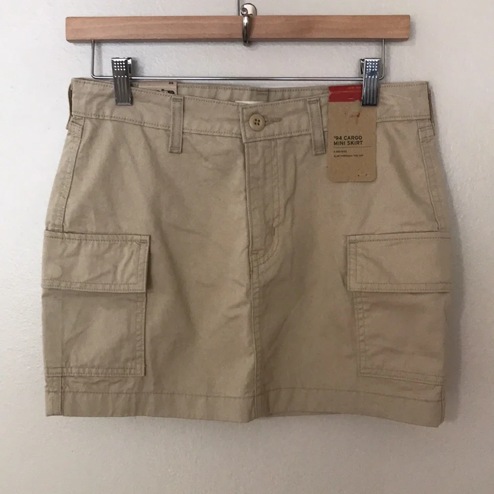 NEW‎ Levi’s 94 CARGO TWILL MINI SKIRT